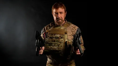 En la foto: Chuck Norris